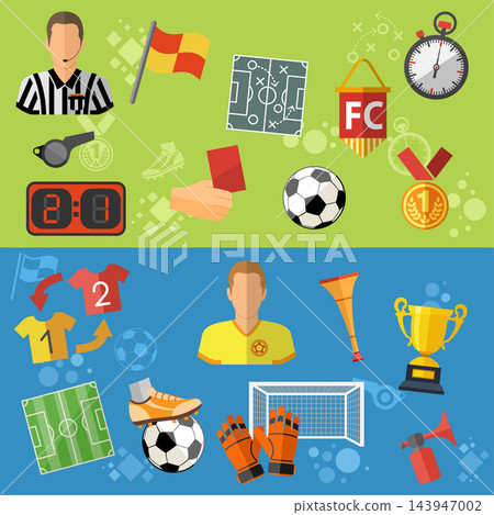 Soccer horizontal Banners Soccer horizontal Banners 143947002