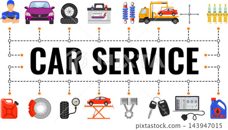 Car Service Banner Car Service Banner 143947015