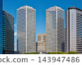 A view of the OBP skyscrapers from near Shin-Shiginobashi in Osaka Business Park. A view of the OBP skyscrapers from near Shin-Shiginobashi in Osaka Business Park. 143947486