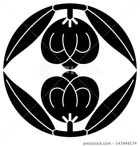 這是家族徽章，名為「上下兩顆茶籽」。 143949174