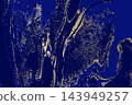Abstract Marble Vector Blue and Gold Background. 143949257