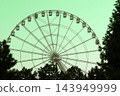 vintage Ferris wheel in the park 143949999