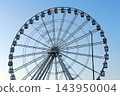 vintage Ferris wheel in the park 143950004