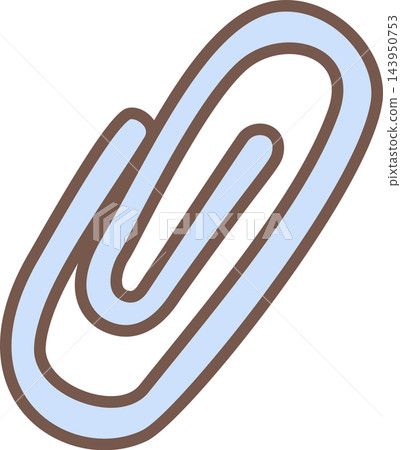 A pastel hand drawn paperclip illustration representing document attachment,organization,and office stationery. Perfect for business and office concepts. A pastel hand drawn paperclip illustration representing document attachment,organization,and office stationery. Perfect for business and office concepts. 143950753