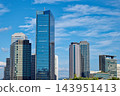 Blue sky of Osaka Business Park OBP Blue sky of Osaka Business Park OBP 143951413