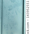 Footprints of a pest (raccoon) left on the roof 143952551