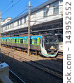 The GREEN LIFESTYLE TRAIN (Tokyu Corporation), a promotional train for the 2027 International Horticultural Exposition. 143952552