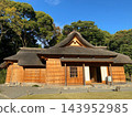The "Taka-no-chaya" tea house in Hamarikyu Gardens, which tells the history of the Edo period. 143952985