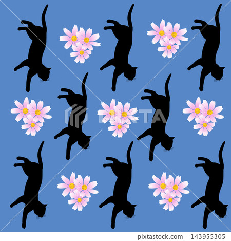 貓與花(插圖) 貓與花(插圖) 143955305