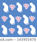 貓與花（插圖） 143955470
