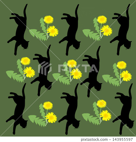貓與花（插圖） 143955597