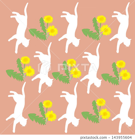 貓與花(插圖) 貓與花(插圖) 143955604