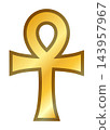 Ankh, the Egyptian cross of ancient Egypt 143957967