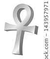 Ankh, the Egyptian cross of ancient Egypt 143957971