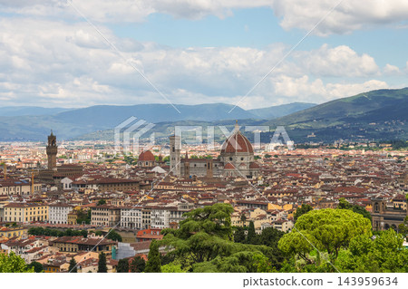 Florence cityscape with Duomo and Palazzo Vecchio, Italy Florence cityscape with Duomo and Palazzo Vecchio, Italy 143959634