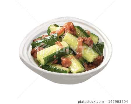 Plum cucumber Plum cucumber 143963804