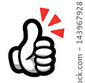 Good, Nice, Good mark, Understood, OK 143967928