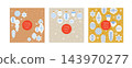 Collection of colorful winter holidays cards, Christmas and New Year greeting cards 143970277