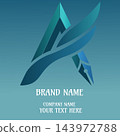 Modern abstract pen and monogram letter logo template vector design 143972788