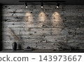A classic background for working from home: Gentle wood grain pattern C 143973667