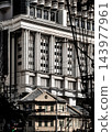 Heritage Colonial Building Against Modern Neo-Classical Skyscraper, Bangkok Urban Juxtaposition. 143977961