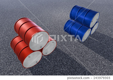 Drum can image (CG illustration) Drum can image (CG illustration) 143979303