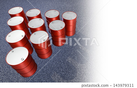 Drum can image (CG illustration) Drum can image (CG illustration) 143979311