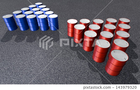 Drum can image (CG illustration) Drum can image (CG illustration) 143979320