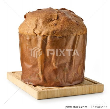 Artisan panettone with nuts and dried fruit Artisan panettone with nuts and dried fruit 143983453