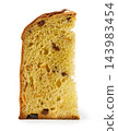 Artisan panettone with nuts and dried fruit 143983454