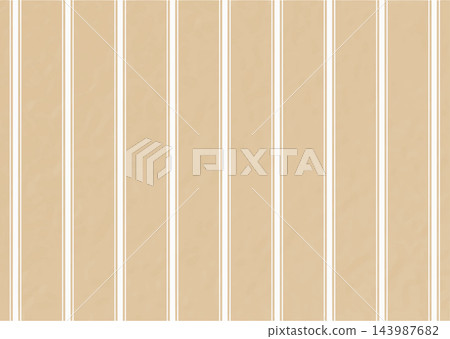 Kraft paper style vector illustration, retro striped background, light 143987682