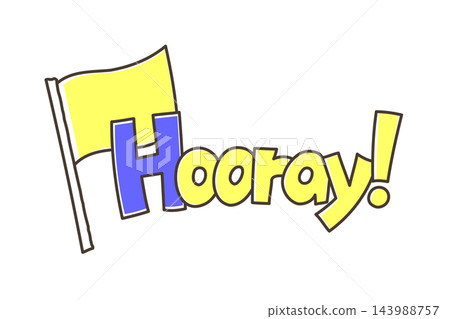 A cute handwritten logo for Hooray (a cheering chant). A cute handwritten logo for Hooray (a cheering chant). 143988757