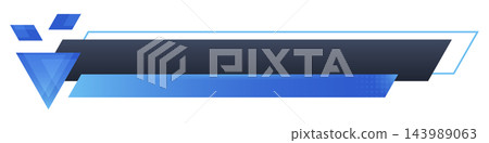 Modern lower third banner. Broadcast news lower third banner template. Lower third bar template for breaking news, sport, streaming. Video headline title Modern lower third banner. Broadcast news lower third banner template. Lower third bar template for breaking news, sport, streaming. Video headline title 143989063