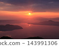 Early morning view of Tsubetsu Pass and sea of ​​clouds (Hokkaido) 143991306