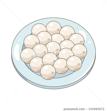 Illustration of edible pearl 143993072