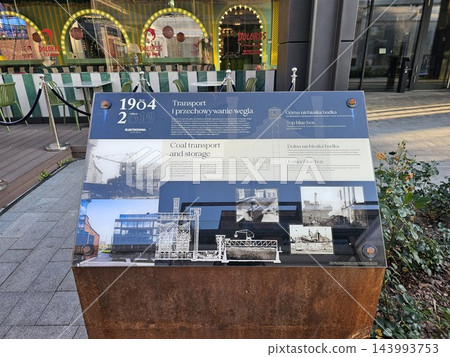 Warsaw, Poland - October 5, 2026: Historical coal transportation display at Elektrownia Powisle 143993753