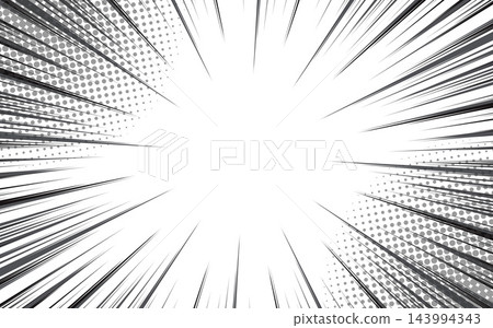 Manga Speed Lines, Comic Book Design Element. Manga Speed Lines, Comic Book Design Element. 143994343