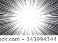 Manga Speed Lines, Comic Book Design Element.  143994344