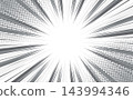 Manga Speed Lines, Comic Book Design Element.  143994346