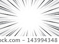 Manga Speed Lines, Comic Book Design Element.  143994348