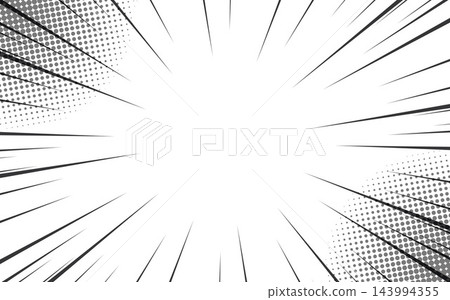 Comic style black and white radial lines background. Manga speed frame. Superhero action. Comic style black and white radial lines background. Manga speed frame. Superhero action. 143994355