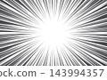 Comic style radial speed lines for background. 143994357