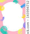 Unique, pop, and cute vertical background frame | with copy space 143994732