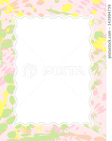A refreshing floral-colored vertical background frame. A refreshing floral-colored vertical background frame. 143994739
