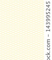 Gold and white wave pattern Japanese texture background material 143995245