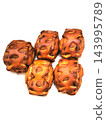 czech poppy cakes isolated 143995789