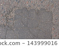 Rough Asphalt Surface Texture With Pebbles 143999016