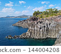 This is a columnar joint on the coast of Jeju. 144004208