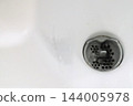 Hair that has accumulated in the hair catcher 144005978