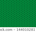 Green and black Flower of Life background 144010281